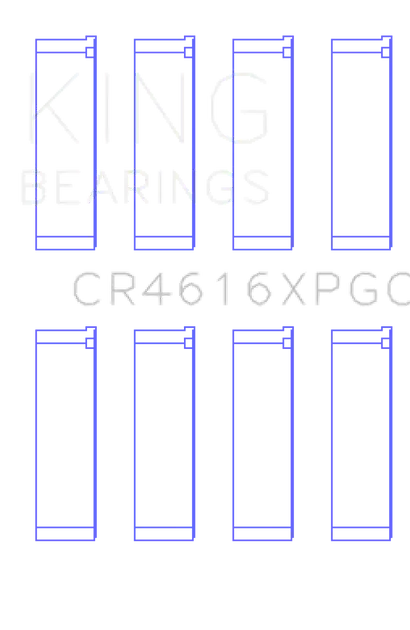 King Subaru FA20 (Size .026) pMaxKote Performance Rod Bearing Set