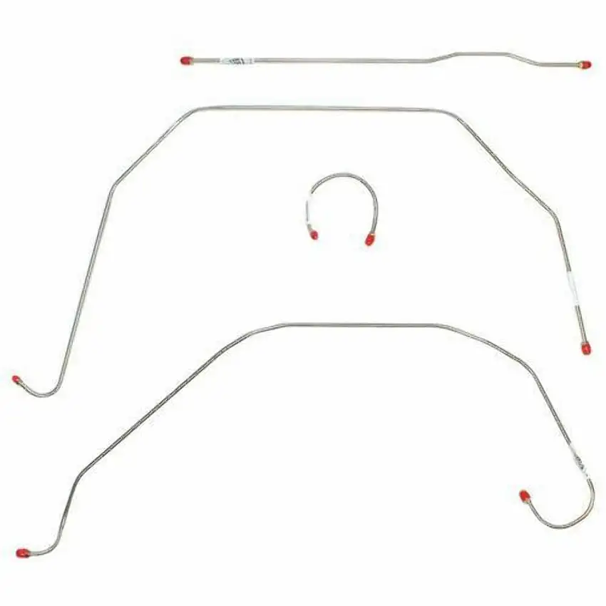 1947-50 Chevrolet Series I Front Brake Line Kit 1/2 Ton Front 4 Piece -TKT4701SS