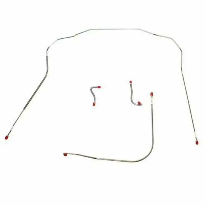 1954 Chevrolet Corvette Front Brake Line Kit Standard Front Drums Steel VKT5401OM