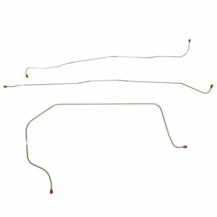 1955-56 Chevrolet Series II 1/2 Ton Truck Front Brake Line Kit Steel - TKT5501OM