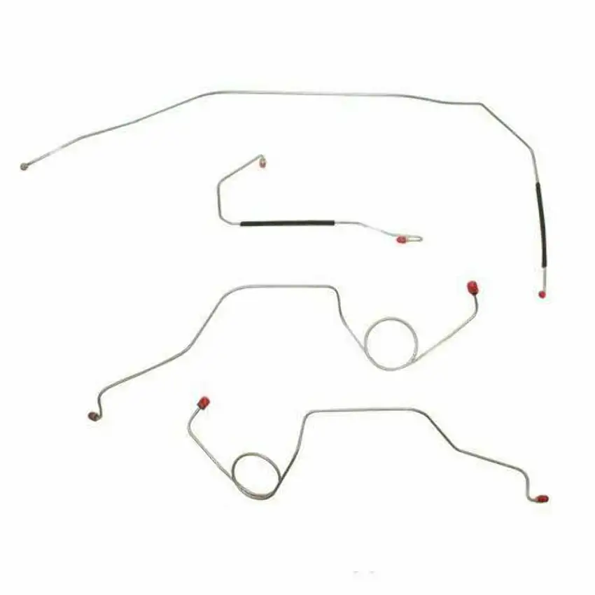 1967-1972 Ford F-100 Front Brake Line Kit 2WD Standard Drum Brakes TKT6741OM
