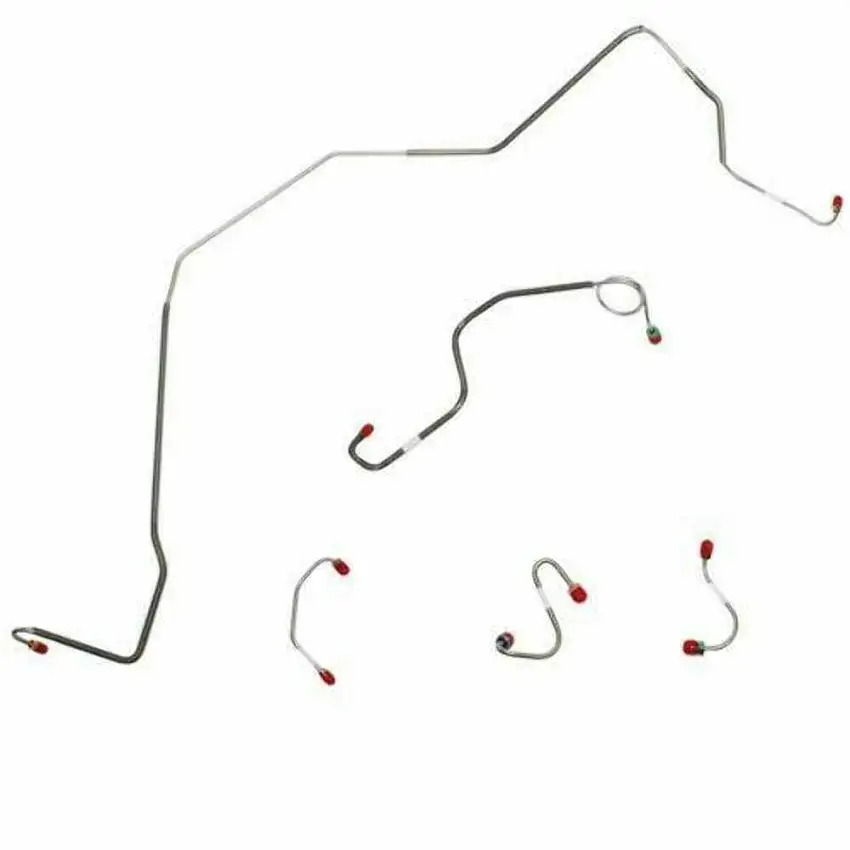 1967-68 Pontiac Firebird Front Brake Line Kit Manual Disc Brakes - FKT6806OM