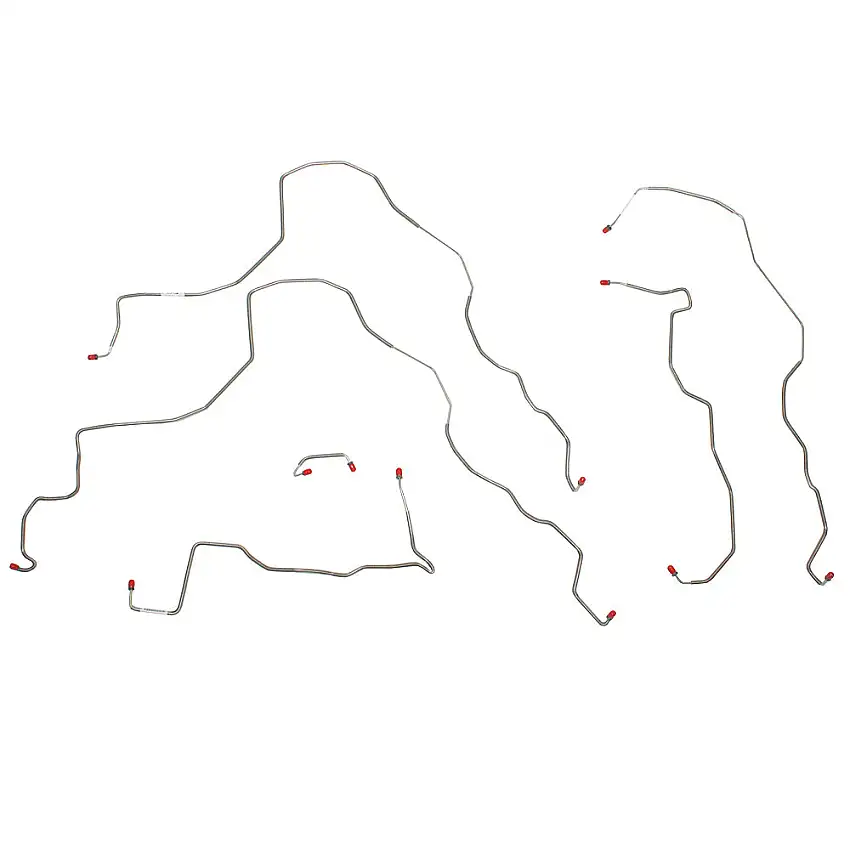 1999-03 Toyota Solara Front Brake Line Kit AWABS 4W Disc Brakes Steel - OKT9901OM
