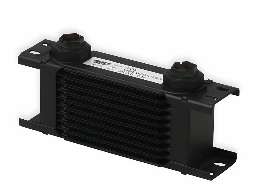 Earls UltraPro Oil Cooler 10 RowsNarrow Cooler10 O-Ring Boss Female Ports-210ERL