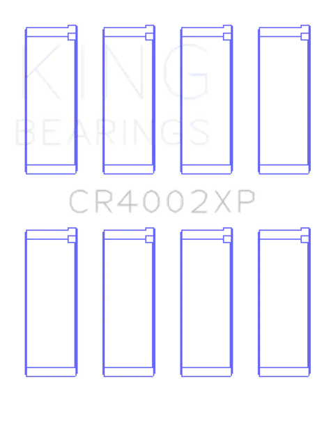 King Mazda B6/B6-T/ZM/B3/B5 (Size +0.5mm) Connecting Rod Bearing Set (Set of 4)