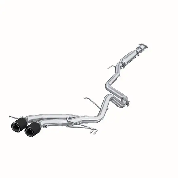 MBRP Exhaust 2 1/2" Cat Back, Dual Exit, 409 with Carbon Fiber Tips (S47034CF)