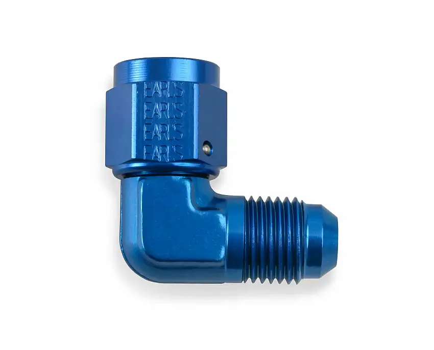 Earls 90 Degree -3 AN Male to -3 AN Female Swivel - 921103ERL