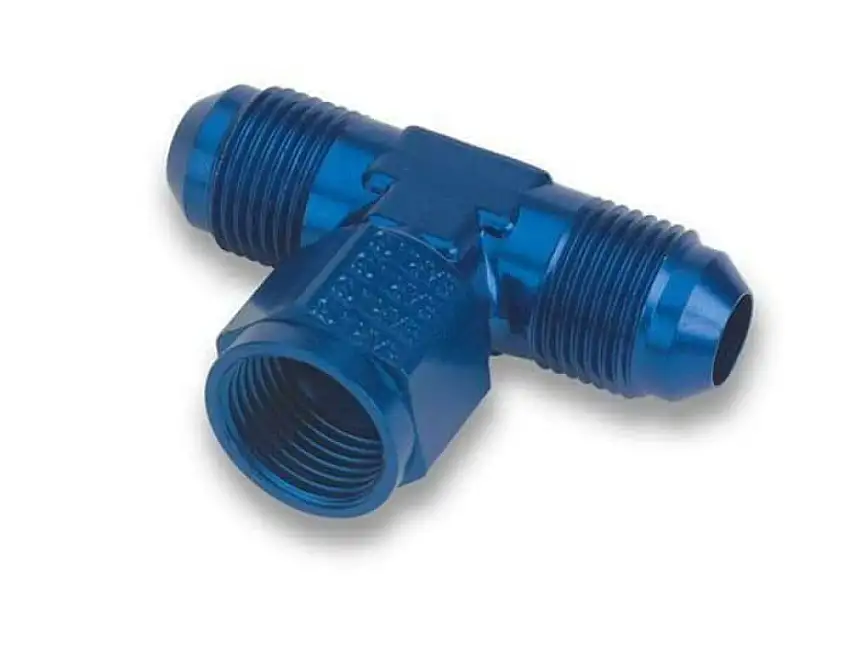 Earls -6 AN Tee - Female Swivel On Branch - 925106ERL