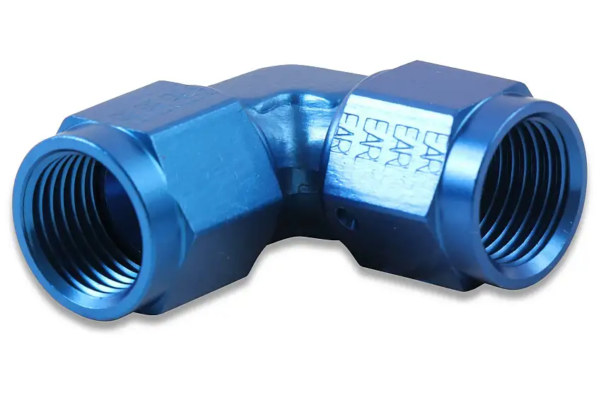 Earls 90 Degree -4 AN Female to Female Swivel - 934104ERL