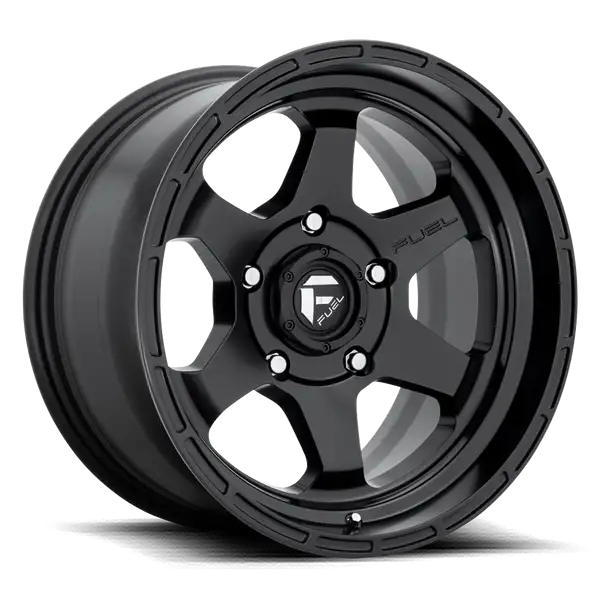 Aluminum Wheels 20X9 Shok D664 5 On 127 Matte Black 71.5 Bore 1 Offset Fuel Off Road Wheels - D66420907550