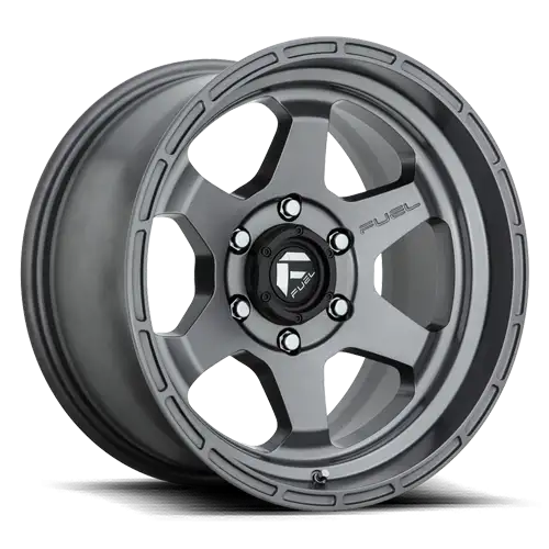 Aluminum Wheels 17X9 Shok D665 6 On 139.7 Matte Anthracite Gray 106.3 Bore 1 Offset Fuel Off Road Wheels - D66517908450