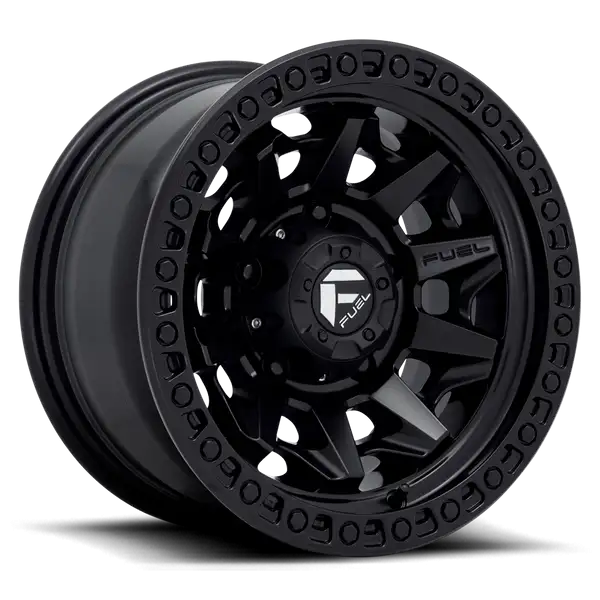 Aluminum Wheels 15X8 Covert D694 5 On 139.7 Matte Black 108 Bore -12 Offset Multi Spoke Fuel Off Road Wheels - D69415808540E