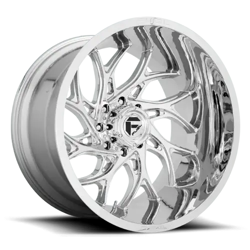 Aluminum Wheels 22X12 Runner D740 8 On 165.1 Chrome 125.2 Bore -44 Offset Fuel Off Road Wheels - D74022208247