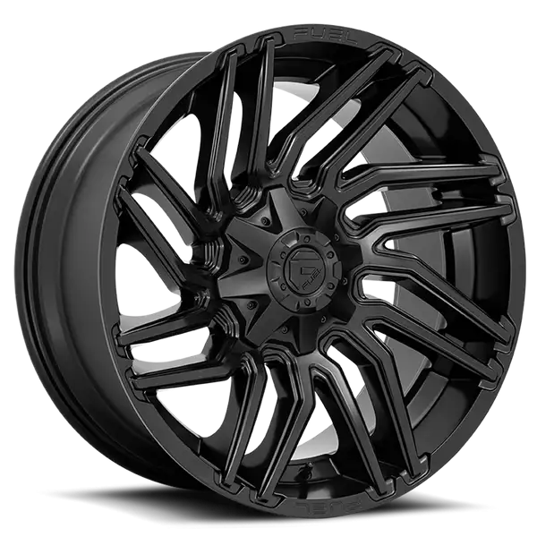 Aluminum Wheels 22X12 Typhoon D775 5 On 139.7/5 On 150 Matte Black 110.2 Bore -44 Offset Fuel Off Road Wheels - D77522207047
