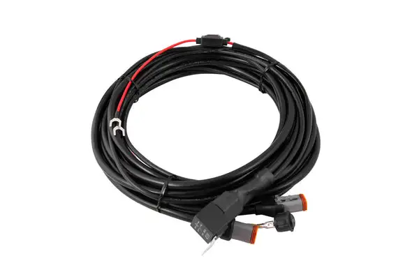 Heavy Duty Dual Output 3-way 4-pin Wiring Harness - DD4093