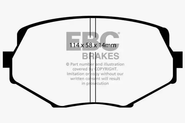 EBC Bluestuff NDX Full Race Brake Pads (DP51002NDX)