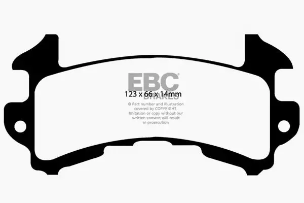 EBC Greenstuff 2000 Series Sport Brake Pads (DP21146)