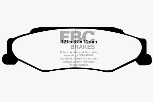 EBC Bluestuff NDX Full Race Brake Pads (DP51160NDX)
