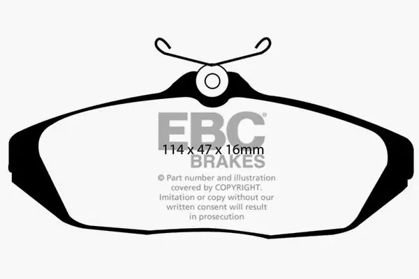 EBC Bluestuff NDX Full Race Brake Pads (DP51164NDX)