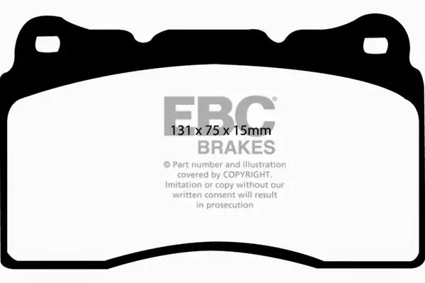 EBC Bluestuff NDX Full Race Brake Pads (DP51210NDX)