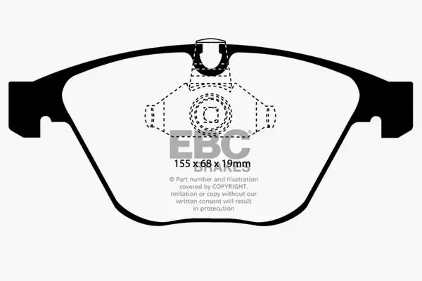 EBC Greenstuff 2000 Series Sport Brake Pads (DP21449)