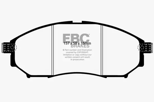EBC Greenstuff 2000 Series Sport Brake Pads (DP21671)