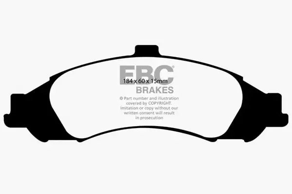 EBC Yellowstuff Street And Track Brake Pads (DP41721R)
