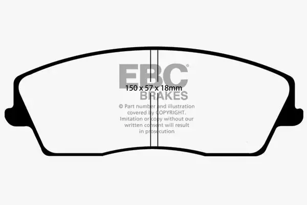 EBC Greenstuff 2000 Series Sport Brake Pads (DP21723)