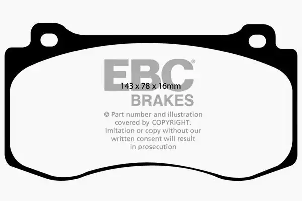 EBC Bluestuff NDX Full Race Brake Pads (DP51764NDX)
