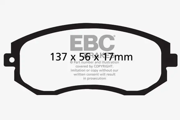 EBC Yellowstuff Street And Track Brake Pads (DP41884R)