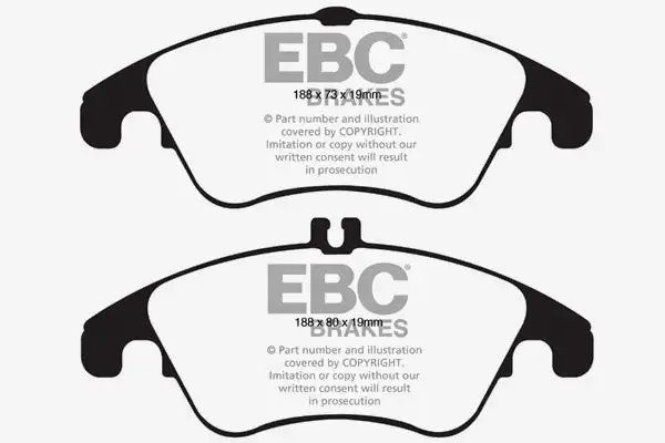 EBC Yellowstuff Street And Track Brake Pads (DP41991R)