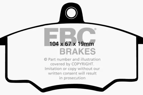 EBC Greenstuff 2000 Series Sport Brake Pads (DP2310)