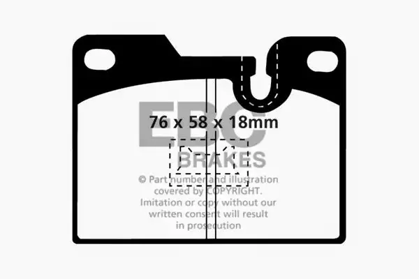 EBC Greenstuff 2000 Series Sport Brake Pads (DP2346)