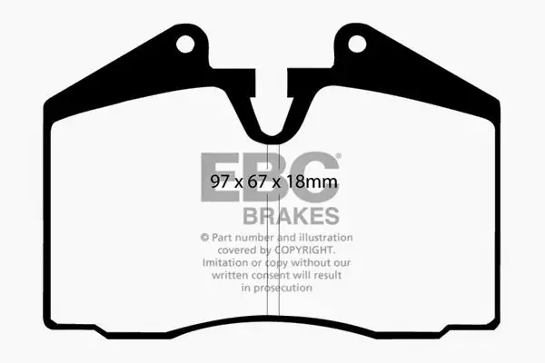 EBC Bluestuff NDX Full Race Brake Pads (DP5612NDX)