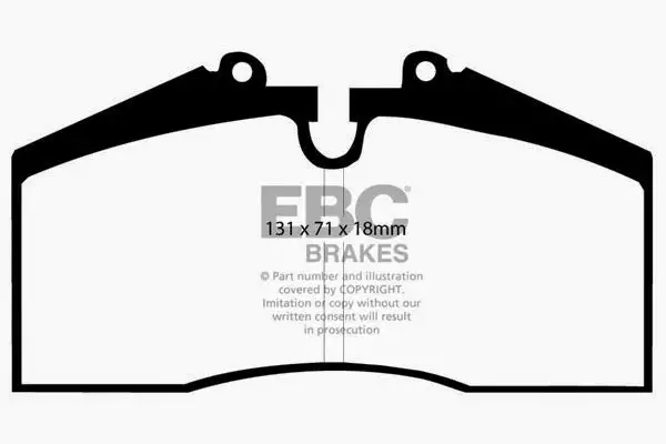 EBC Yellowstuff Street And Track Brake Pads (DP4767R)