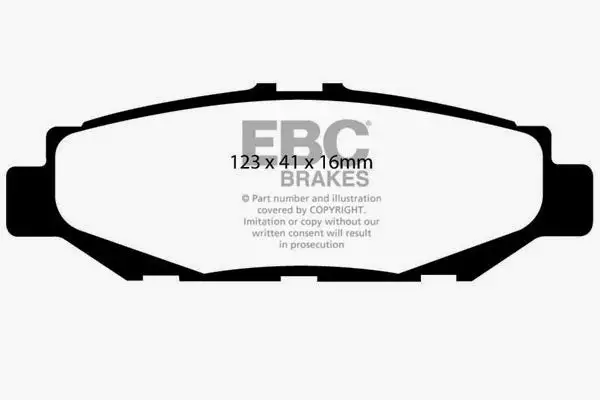 EBC Yellowstuff Street And Track Brake Pads (DP4848R)