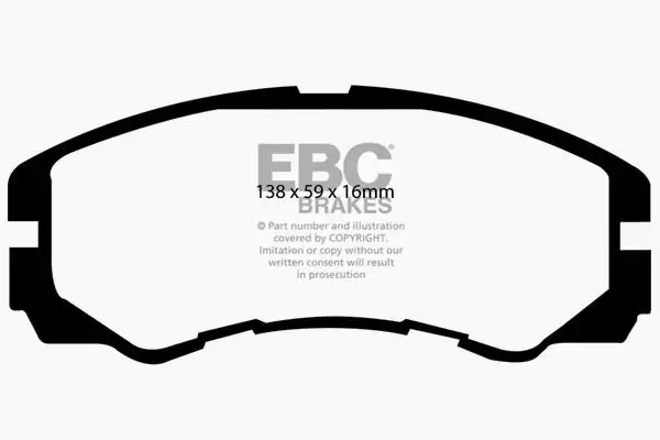 EBC Yellowstuff Street And Track Brake Pads (DP4973R)