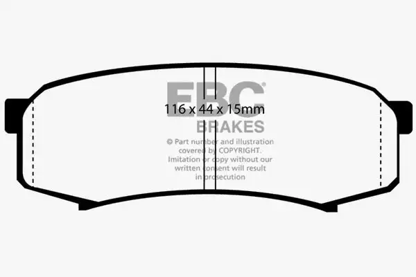 EBC Yellowstuff Street And Track Brake Pads (DP4993R)