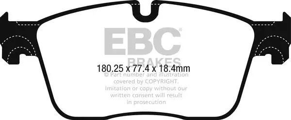 EBC Yellowstuff Street And Track Brake Pads (DP42253R)