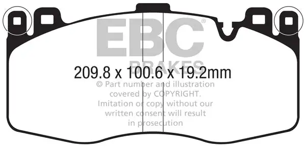 EBC Bluestuff NDX Full Race Brake Pads (DP52370NDX)