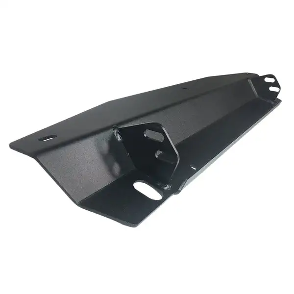 Jeep JL Front Bumper Skid Plate For 18-Pres Wranger JL Rigid Series Steel Powdercoat Black Rock Slide Engineering - FB-SP-100-JL