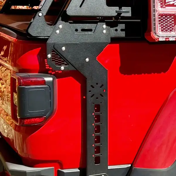 2020-2023 Jeep Gladiator Overland Rack Rear Quarter Side Rails Rock Slide Engineering - RK-103-JT1