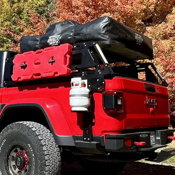 2020-2023 Jeep Gladiator Overland Deluxe Rack Kit Rock Slide Engineering - RK-200-JT1