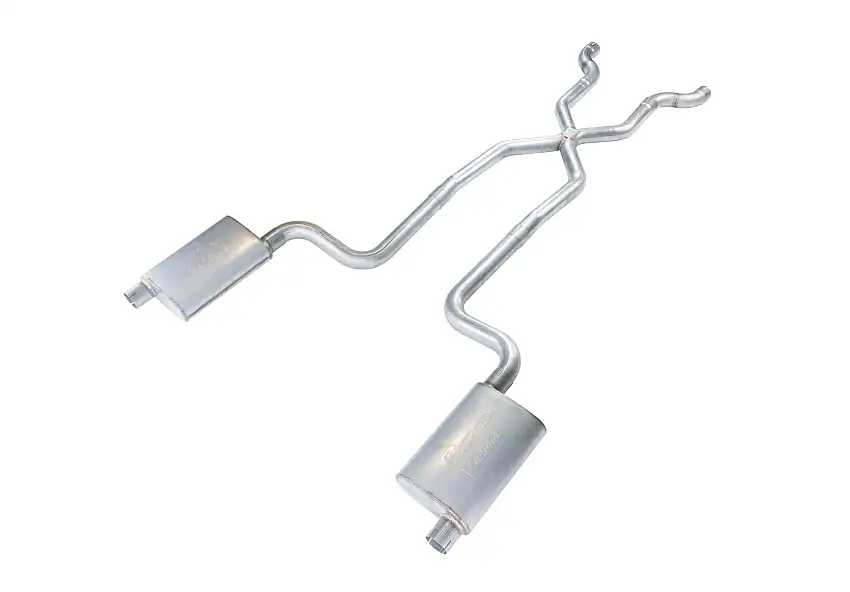 1968-1973 Corvette C3 2.5 Inch Crossmember Back Exhaust Kit With X-Pipe