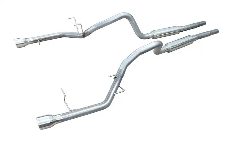 2011-2014 Mustang V6 Mid Muffler Cat Back Exhaust System M-80 Mufflers