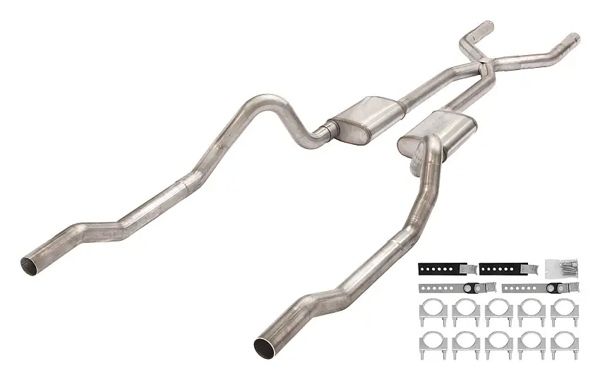 1966-1974 Mopar B-Body 3 Inch Crossmember Back Exhaust System