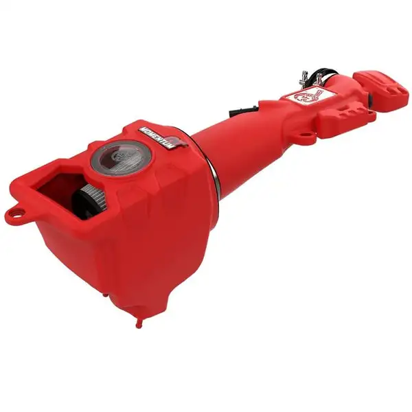 aFe Power Momentum GT Pro DRY S Cold Air Intake System (Red Edition) for 2018+ Jeep Wrangler (JL) V6 3.6L (51-76217-R)