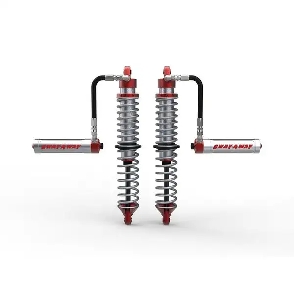 aFe 14-16 Polaris RZR 925/1000cc Sway-A-Way 2.5 Front Coilover Kit w/ Remote Reservoirs and Comp Adj (851-5600-01-CA)