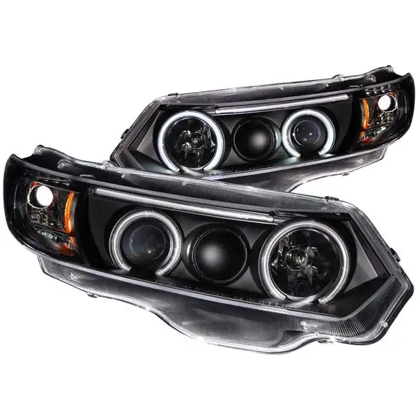 ANZO USA Projector Headlights w/Halo Black (CCFL) (121062)
