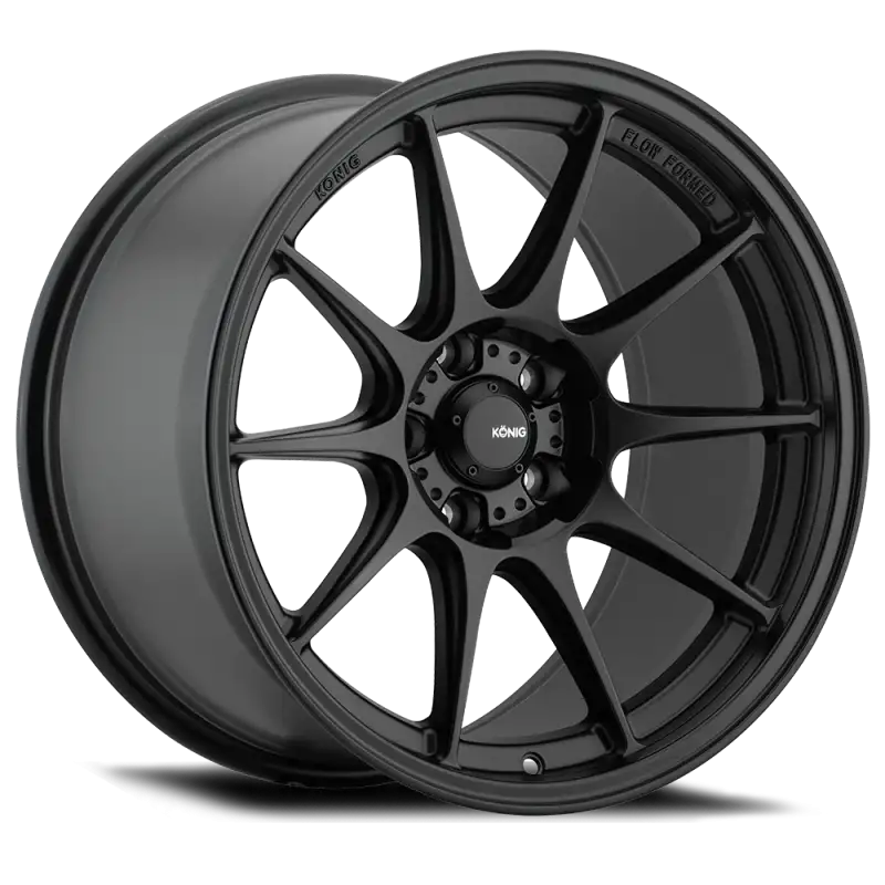 Konig Dekagram 18x8.5 5x114.3 ET35 Semi-Matte Black